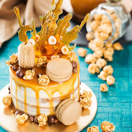 Vanilla Salted Caramel Naked Cake