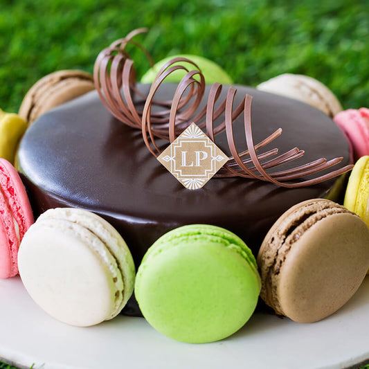 Chocolate Belgian Macaron Cake