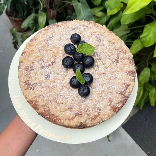 Blueberry Crumble Tea Cake