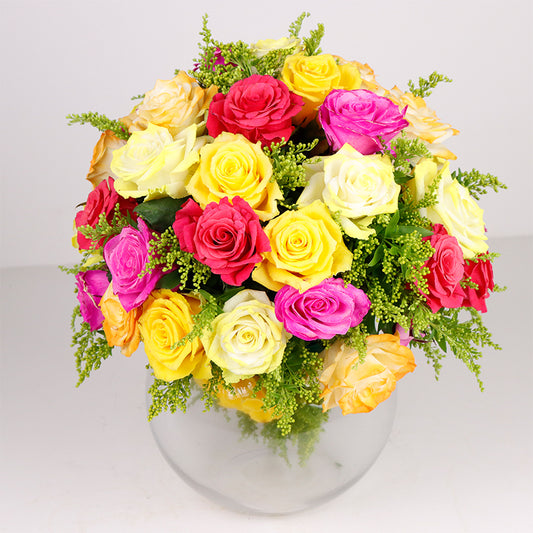 Colorful Fishbowl Arrangement