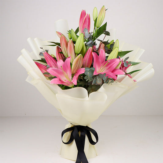 Pink Lily Bouquet