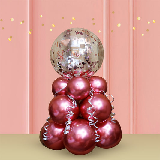 Rose Gold Love Affair Balloon Bouquet
